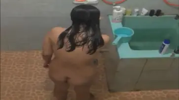 Ngintip Mandi Maria Gayung Hijau